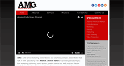 Desktop Screenshot of albanianmediagroup.com